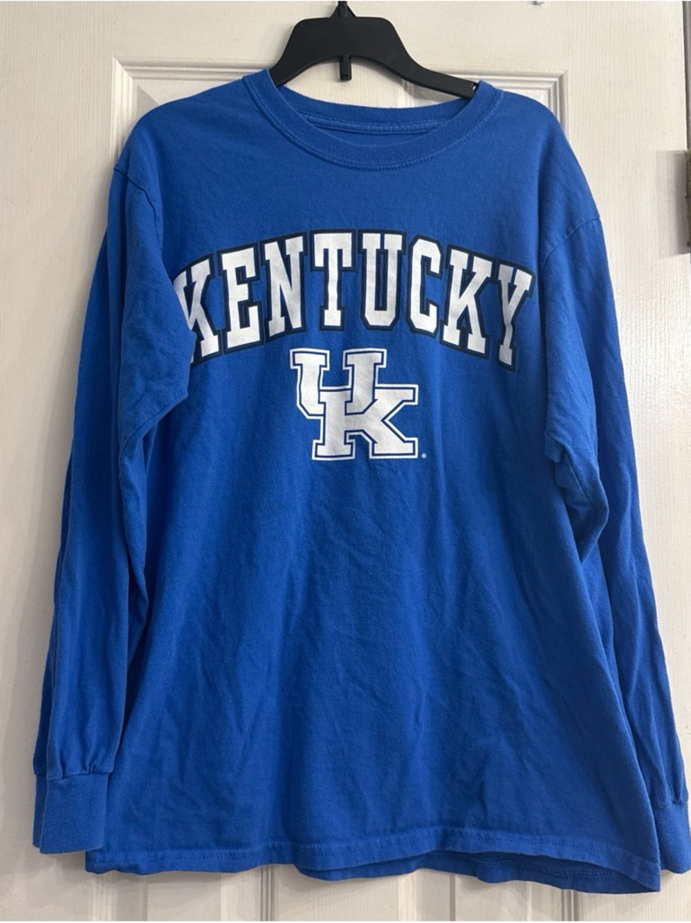 Kentucky Blue Long-Sleeve Kids Tee - UK Logo